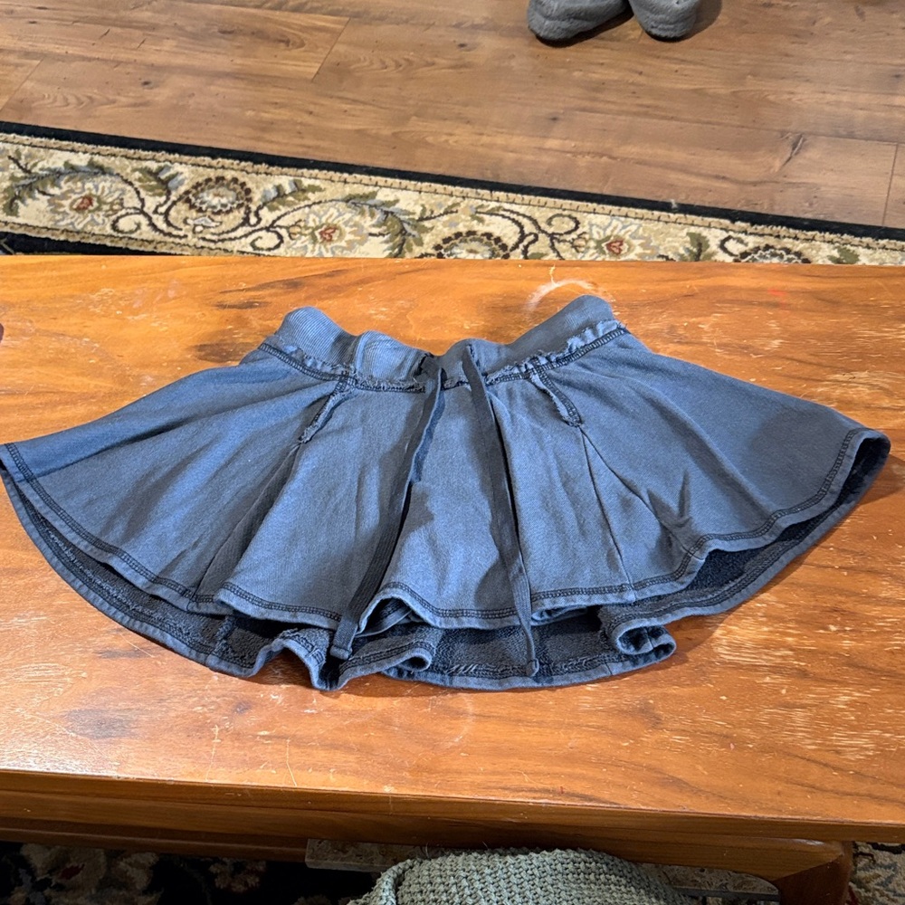 Urban Outfitters Out From Under charcoal black skort | Size S | stretch waist